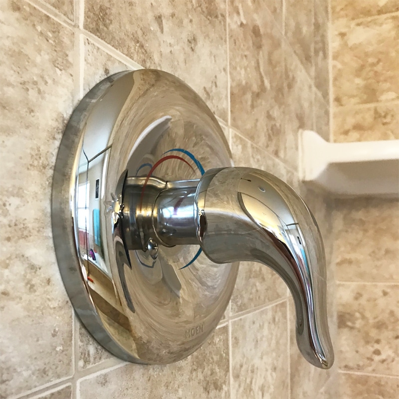 Bathroom chrome shiny when staging your home for sale Bathroom chrome shiny when staging your home for sale