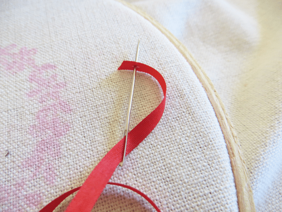 knot silk embroidery thread