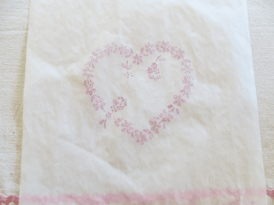 transferring embroidery patterns