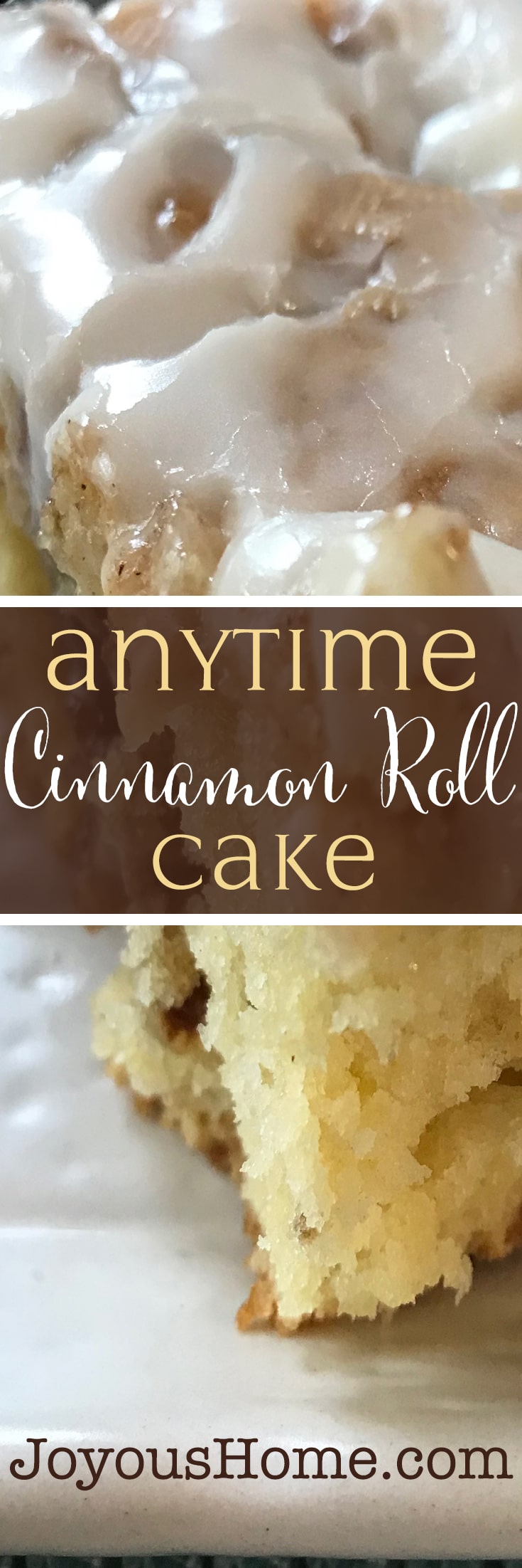 Anytime Cinnamon Roll Cake
