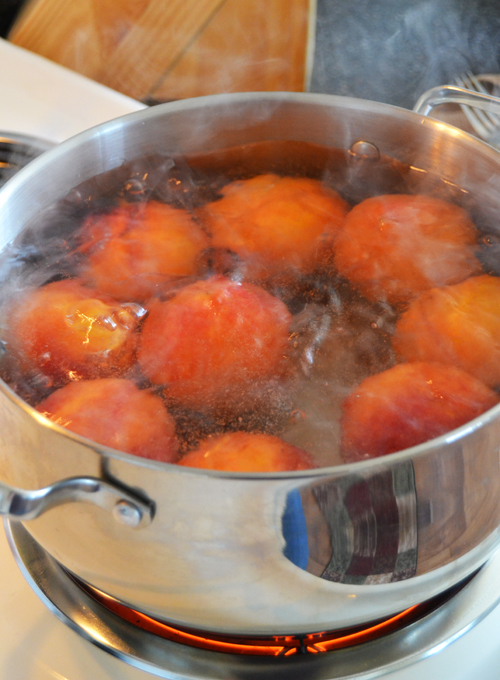 Peaches for freezer peach pie filling!