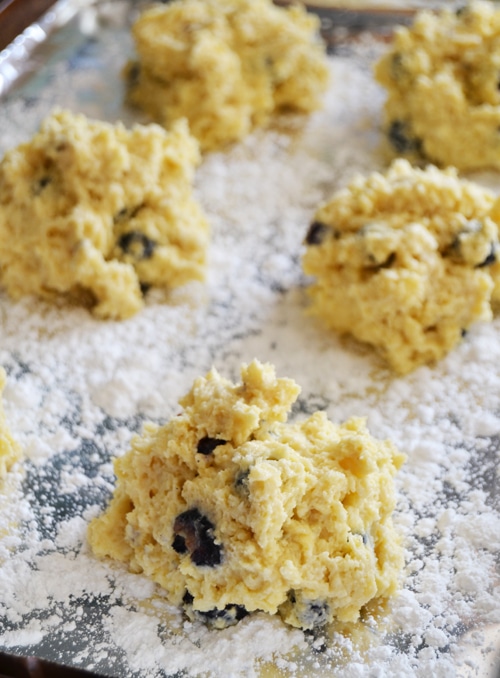 blueberry buttermilk scones