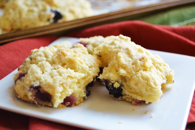 blueberry buttermilk scones