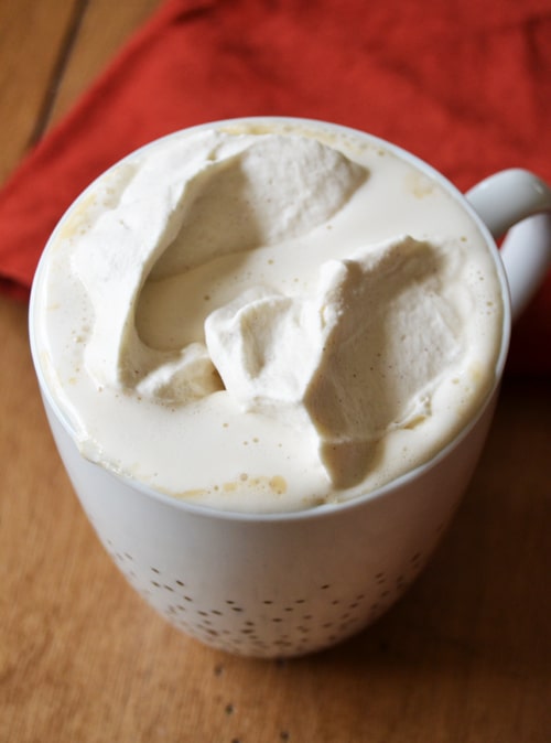 pumpkin spice whipped cream