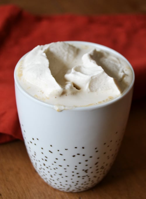 pumpkin spice whipped cream