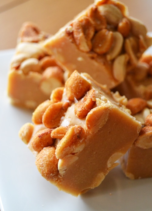 salted peanut bars