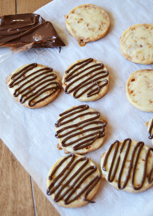 toffee shortbread cookies