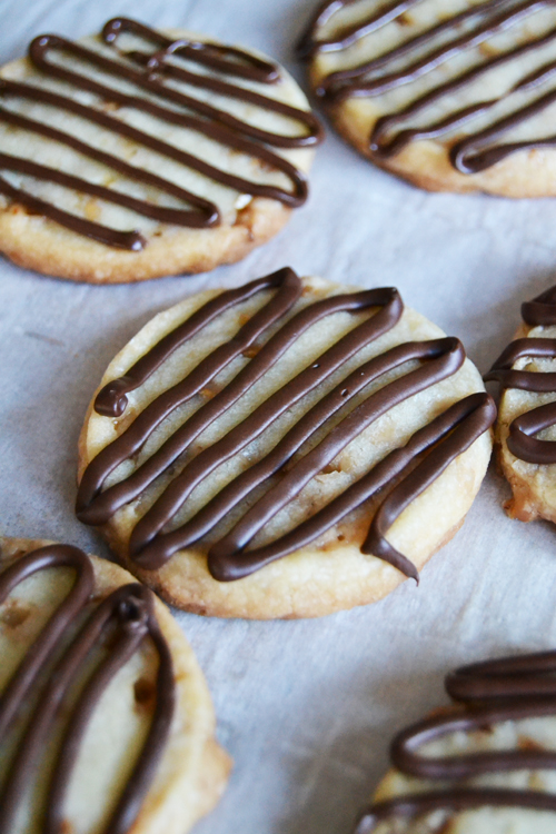 toffee shortbread cookies