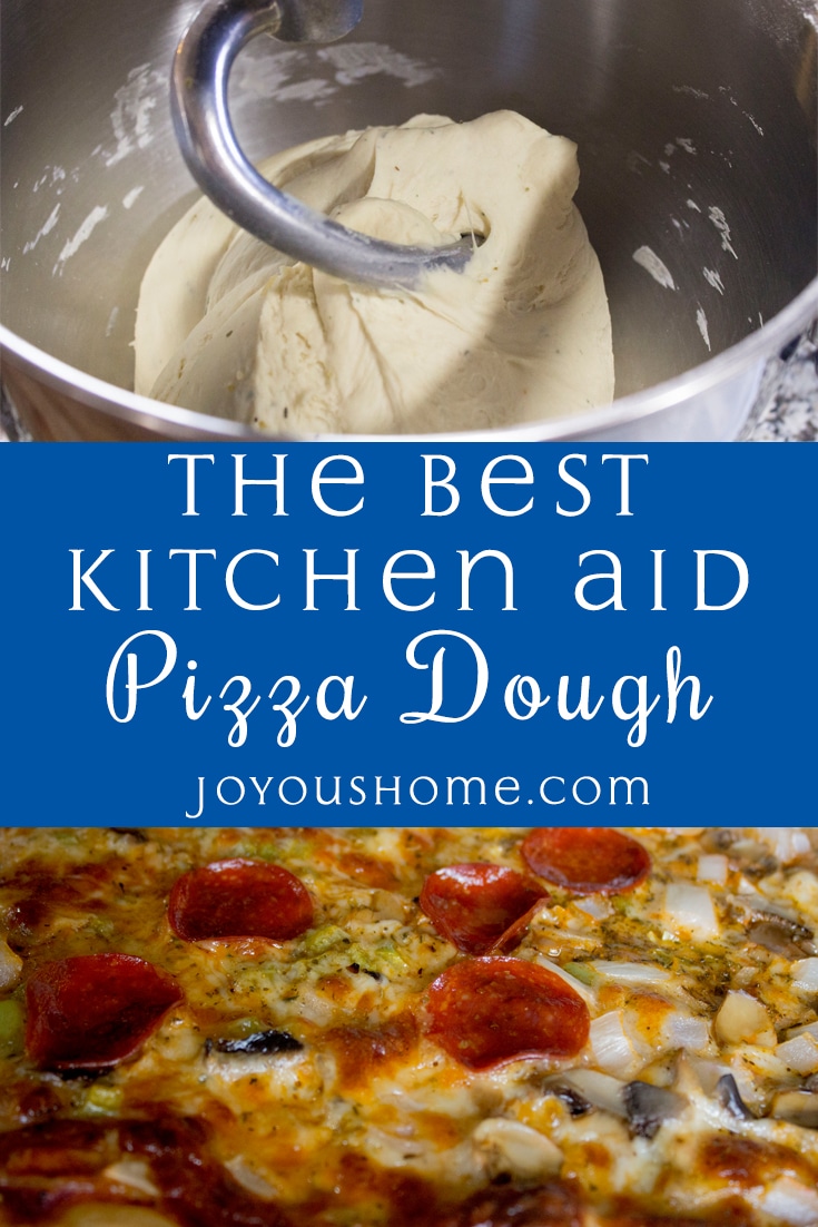 Easy Stand Mixer Pizza Dough - My Eclectic Bites