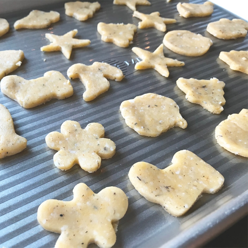 Homemade Cheese Crackers