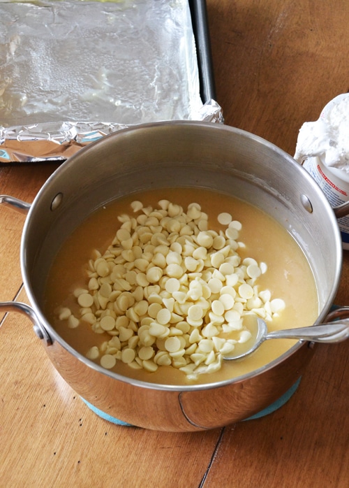 eggnog fudge