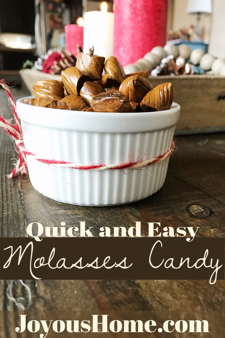 Quick and Easy Molasses Candy