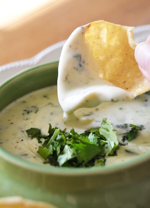 white queso dip