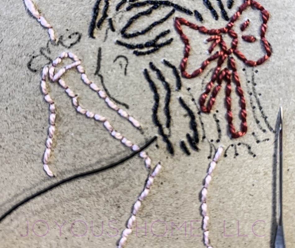 How to Embroider on a Card