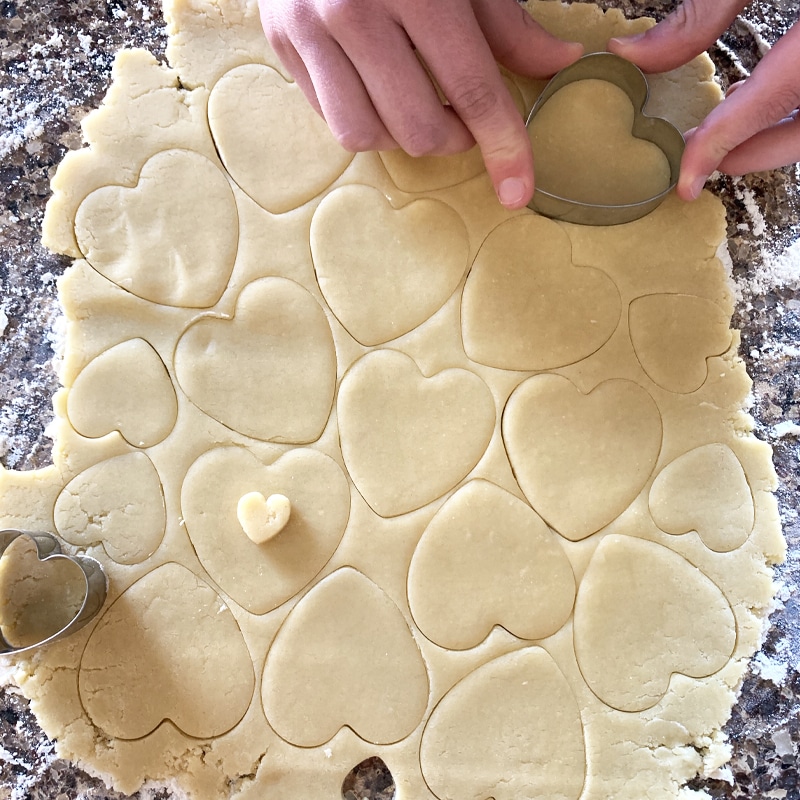 How to Make Heart Shaped Cherry Filled Cookies