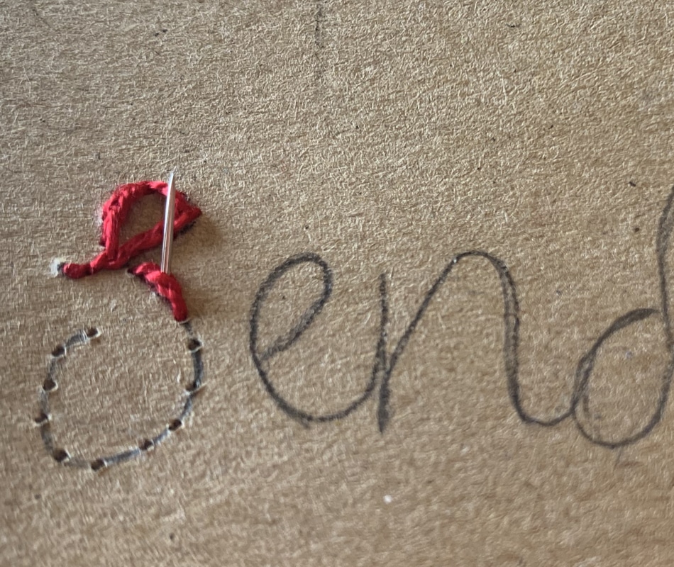 How to Embroider on a Card