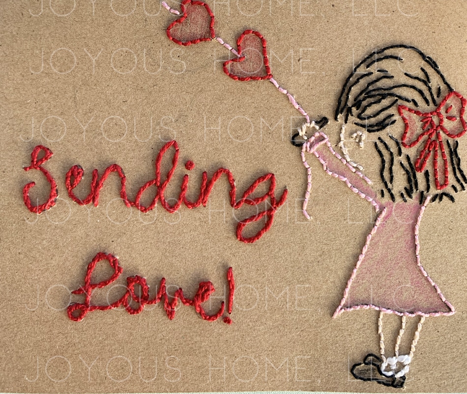 How to Embroider on a Card