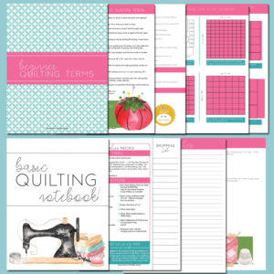 Quilting Notebook by Joyous Home
