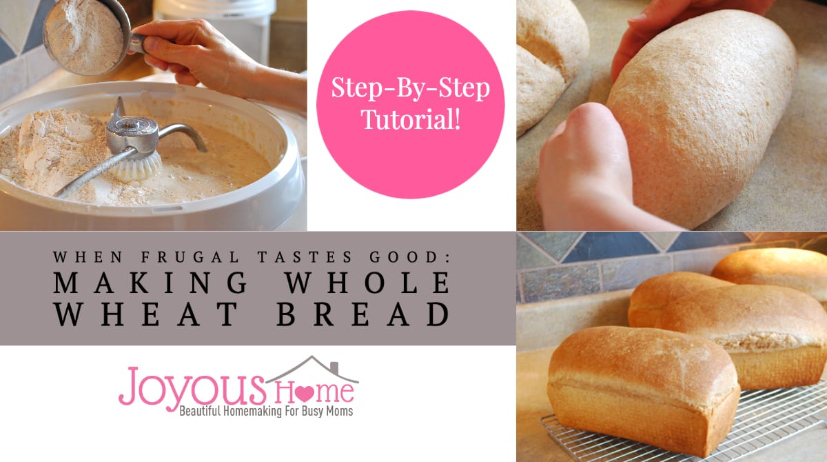 By popular request: How to Slice Homemade Bread - The Frugal Girl
