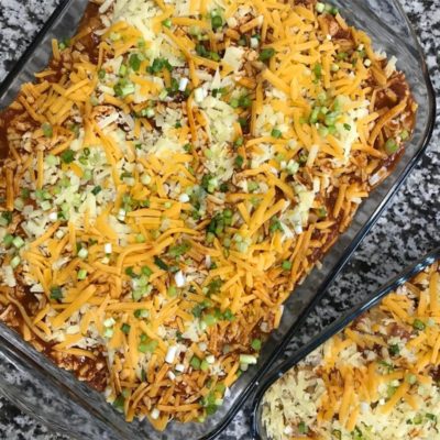 How to Make the Best Layered Enchilada Casserole - Joyous Home