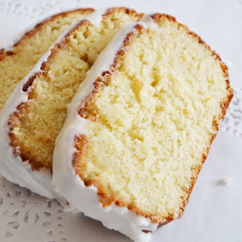 Better Than Starbucks Lemon Glazed Cake