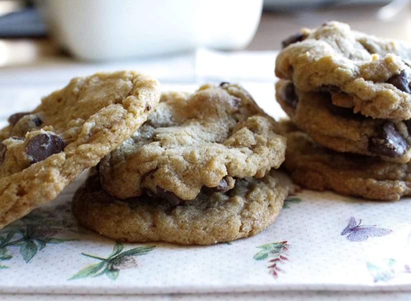 Perfectly Sneaky Chocolate Chip Cookies - Joyous Home