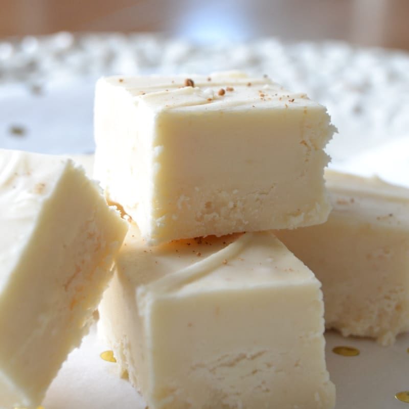 Eggnog Fudge