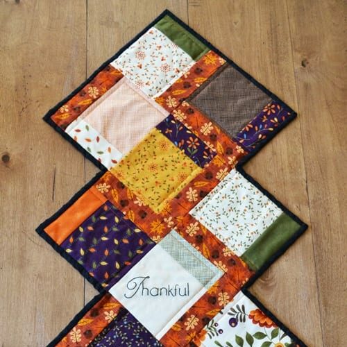 Free Fall Charm Table Runner Pattern