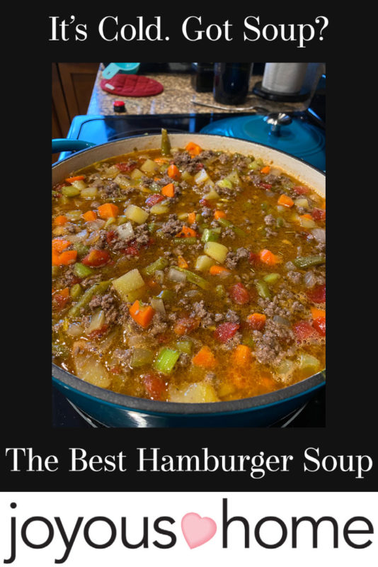 The Best Hamburger Soup