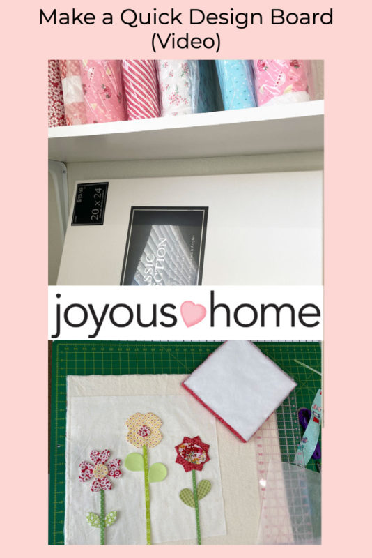 Make a Quick Fabric Design Board