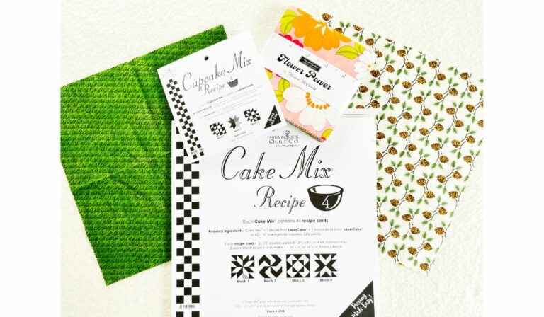 Moda Fabric Cake and Cupcake Mix Recipe