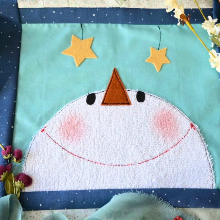 Snowstar Quilt Block